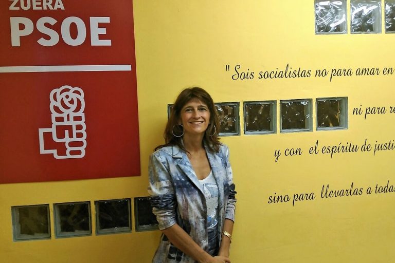 Carmen Dueso, ayer en Zuera